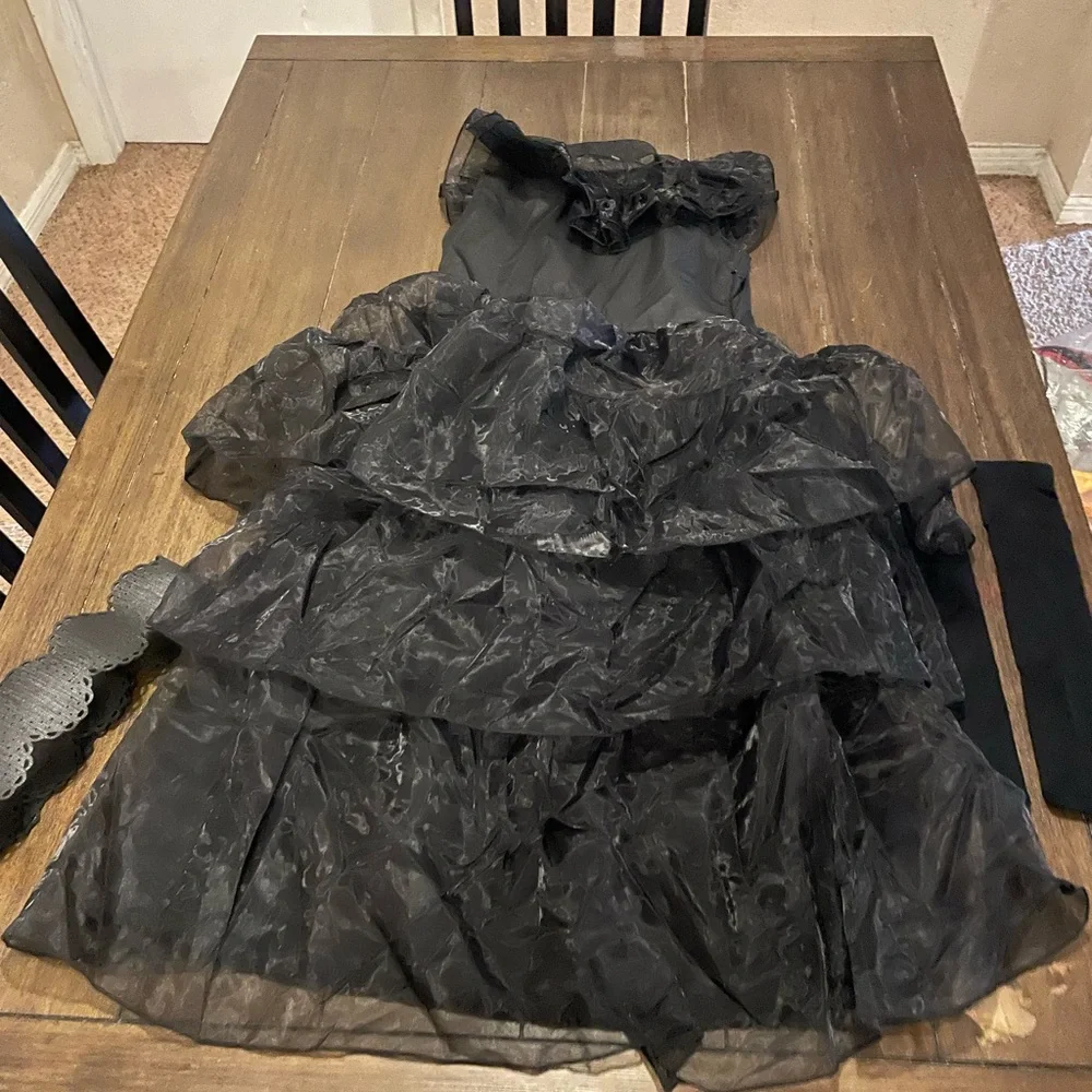 Wednesday Adams Prom Dress Halloween Costume Never Worn